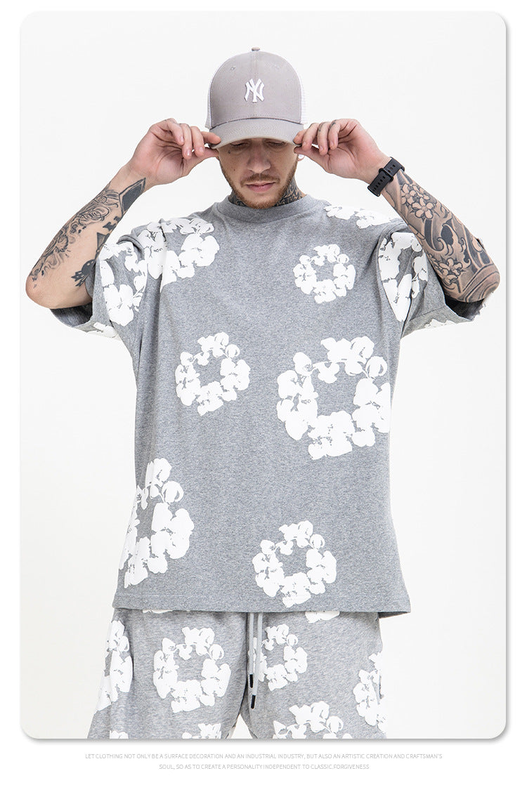 Foaming Print T-Shirt