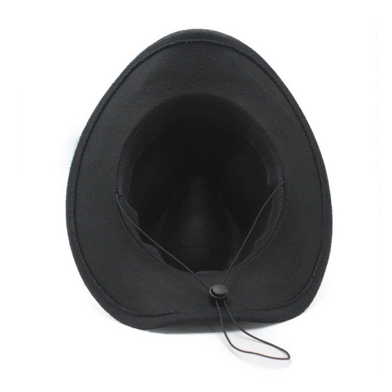 Western wool jazz hat