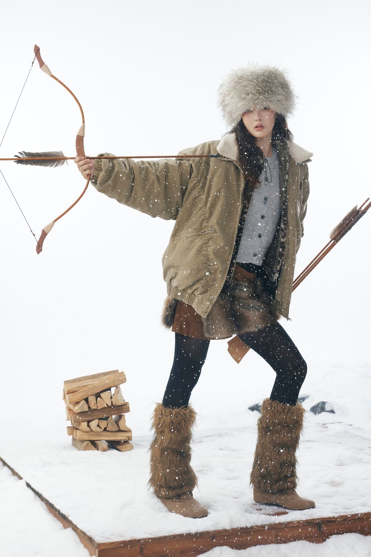 Detachable Collar With Cotton Jacket