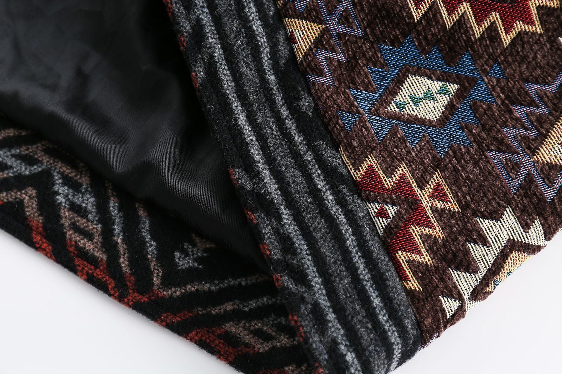 Street Style Ethnic Spliced Jacket