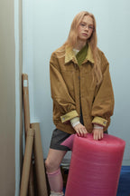 Retro Multi-Pocket Workwear Jacket