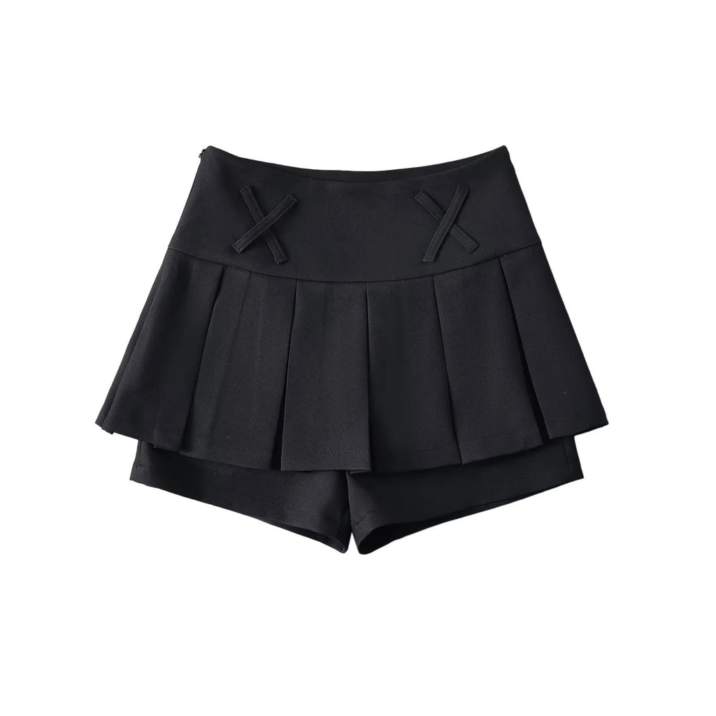 High Waisted Pleated Skirt
