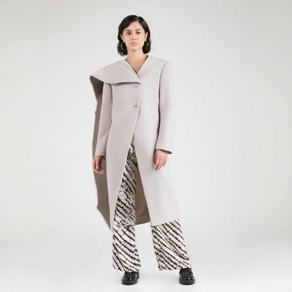 Shawl Design Long Coat