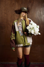 Thick Cotton Jacket With Corduroy