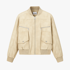 Deconstructed Fashion Leather Jacket