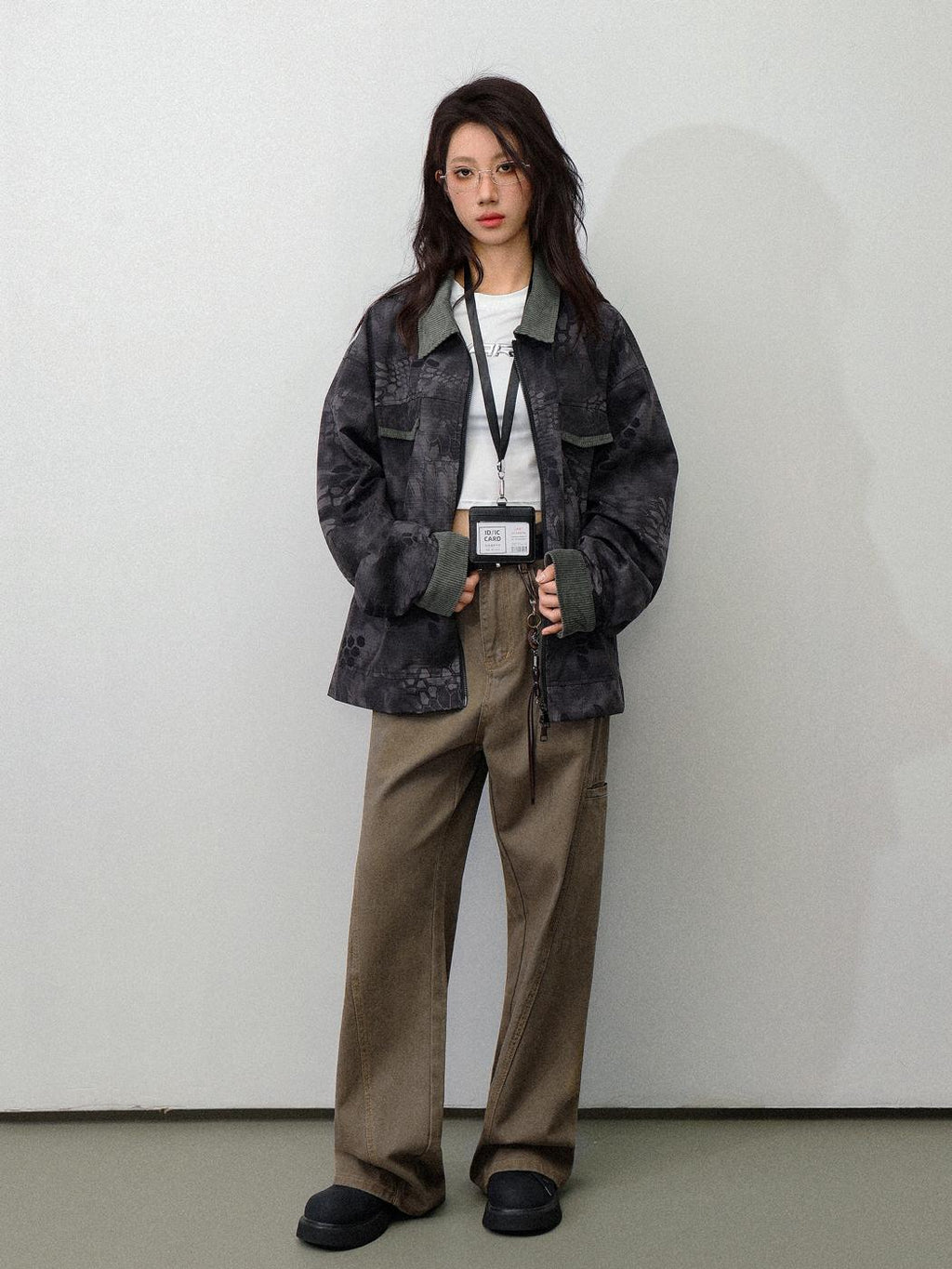 Contrasting Snake Jacket