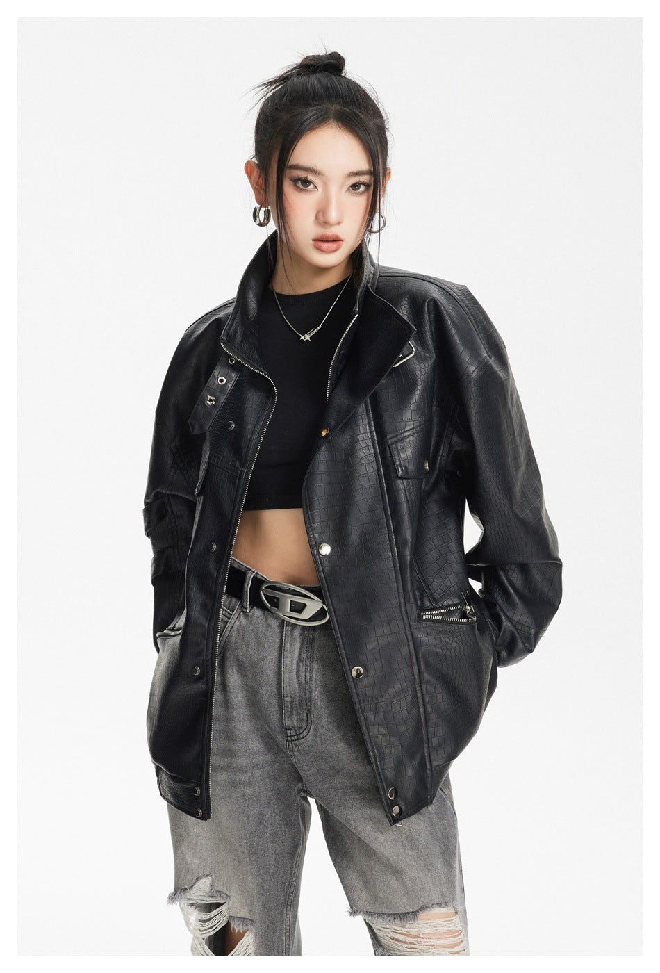 Rider Fit Leather Jacket