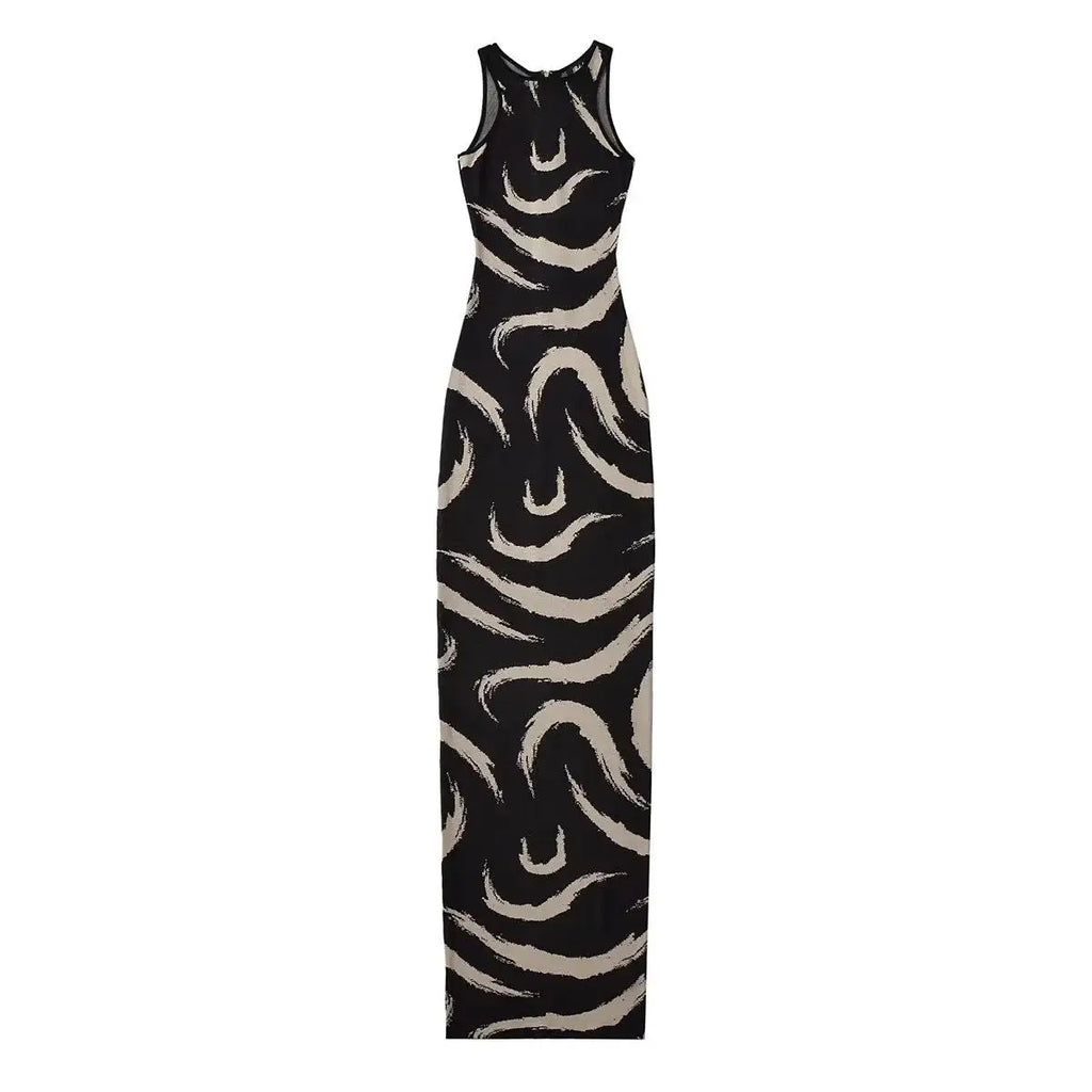 Zebra Pattern Luxury Dress