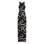 Zebra Pattern Luxury Dress