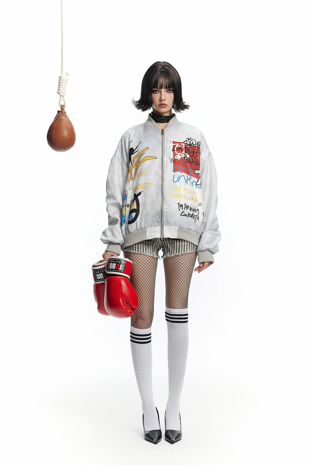 Street Graffiti Pioneer Flight Jacket