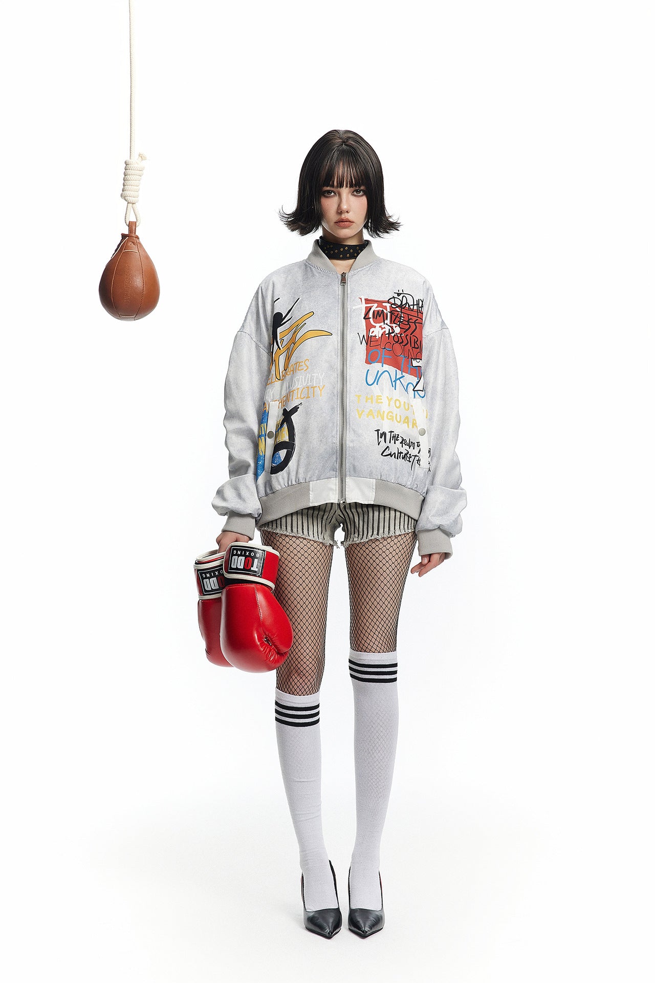 Street Graffiti Pioneer Flight Jacket