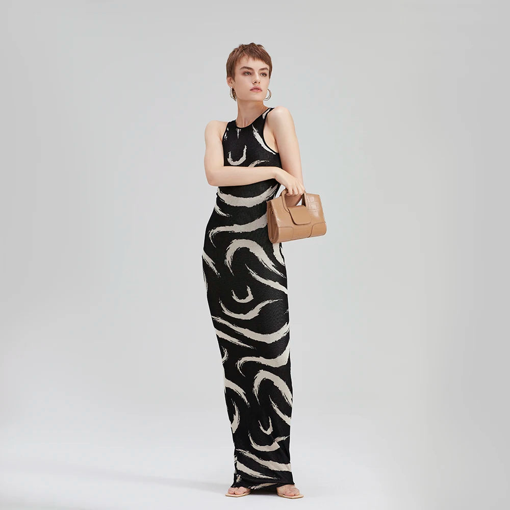 Zebra Pattern Luxury Dress