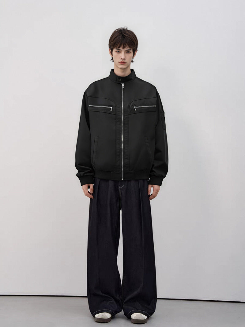 Street Vintage Biker Style Jacket