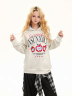 Embroidered Hoodie Sweatshirt