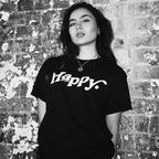 Happy Print Loose T-Shirt