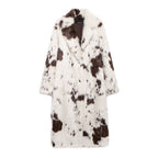 Animal Pattern Fur Coat