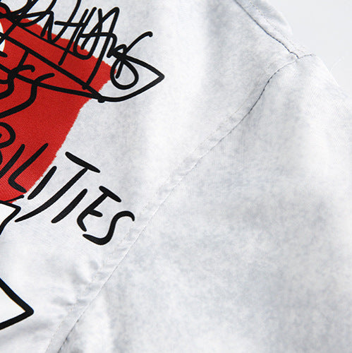 Street Graffiti Pioneer Flight Jacket