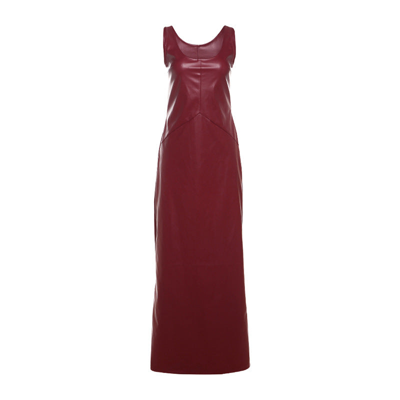 Midnight Luxe Burgundy Blaze Dress