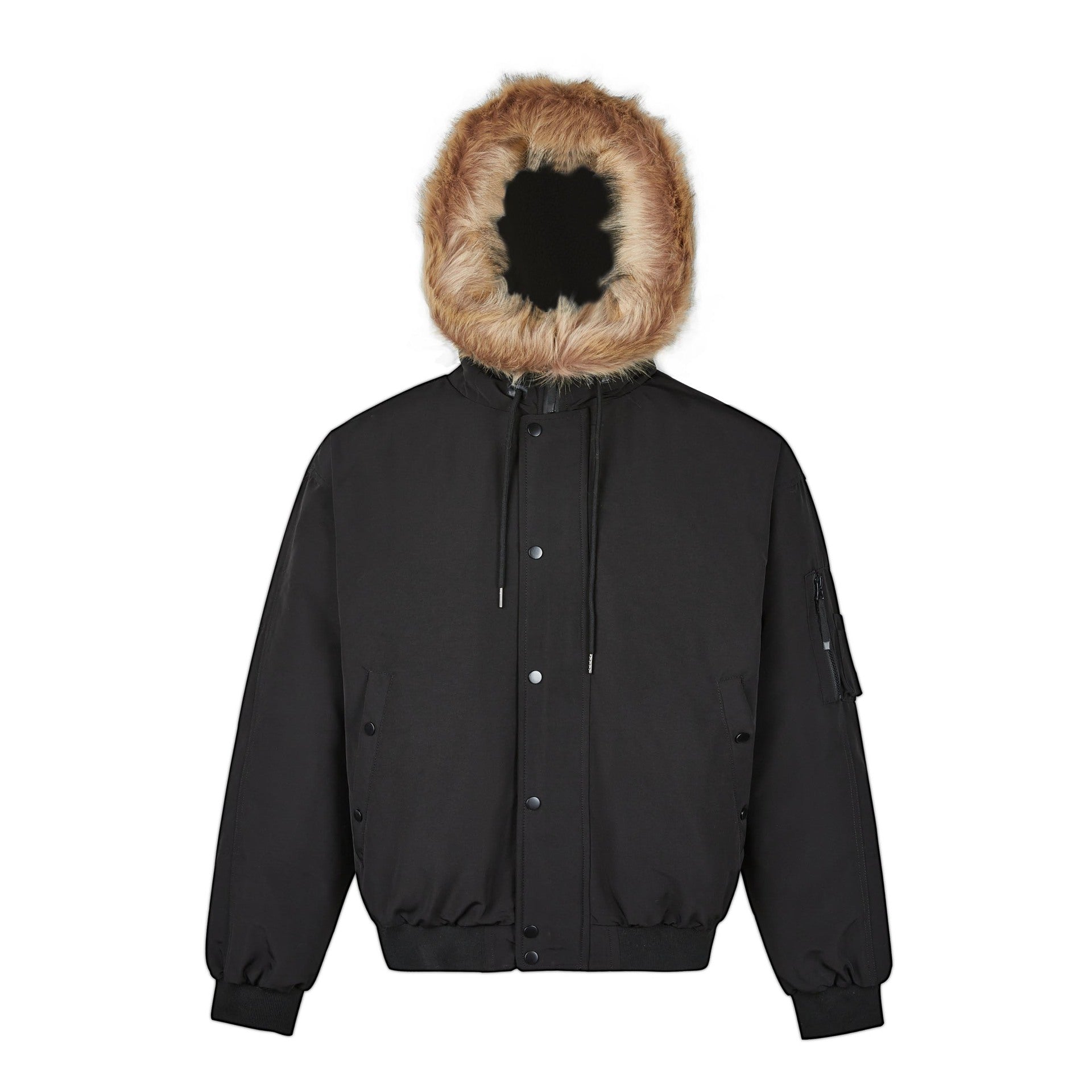 Mountain Carving Warm Puffer Jacket