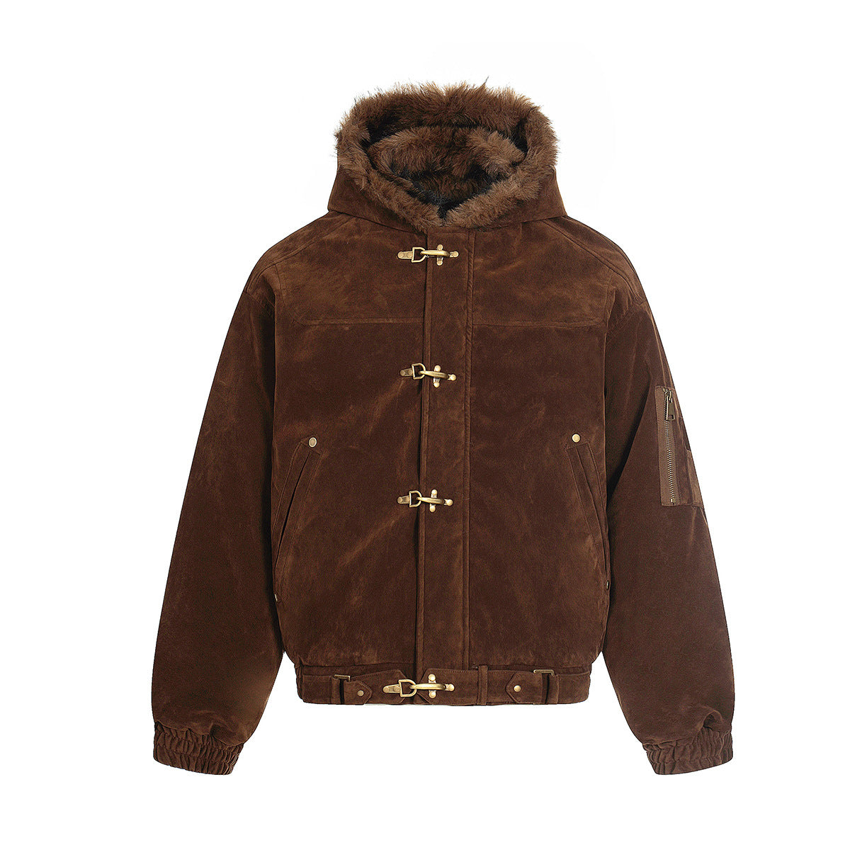 Cozy Cotton Collar Jacket