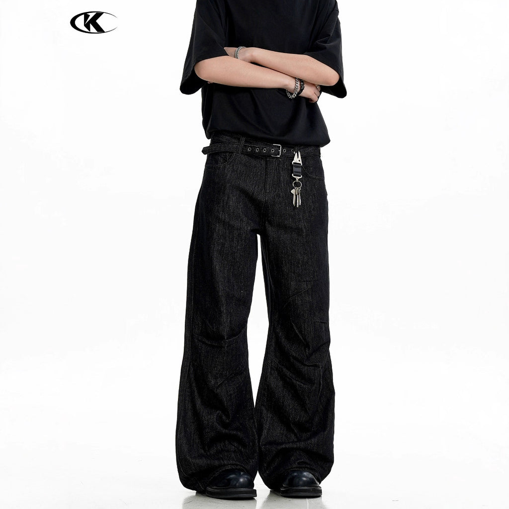 Faded Straight Clean Trousers