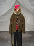 Lamb Wool Cotton Coat Jacket