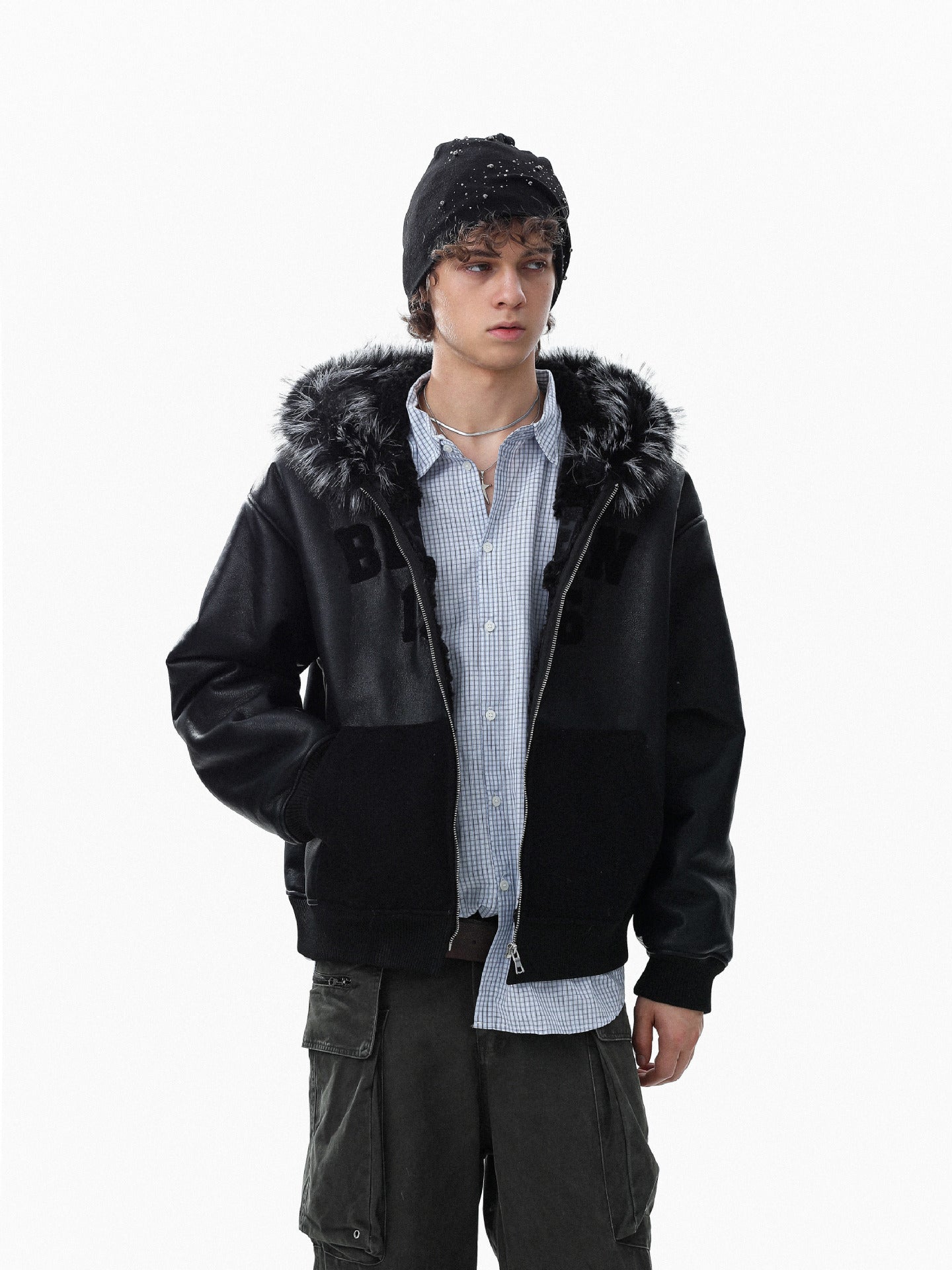 Lambswool Lined Leather Jacket