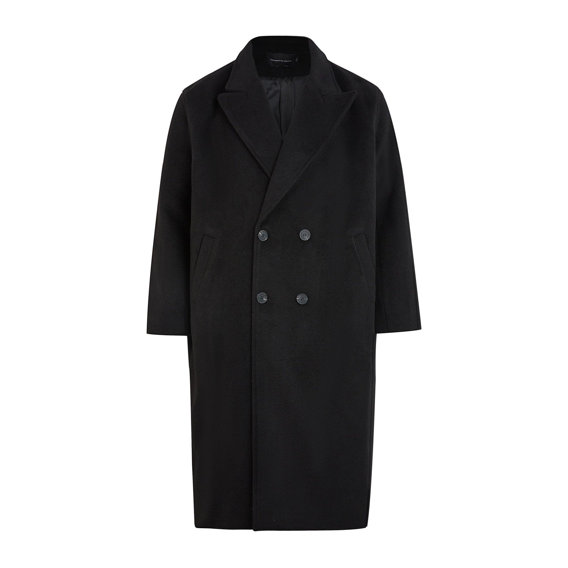 Retro Double-Breasted Wool Coat