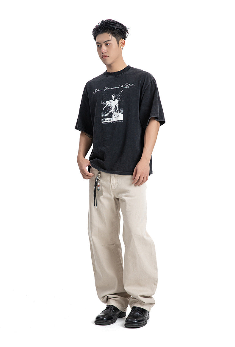 Unisex patterned t-shirt