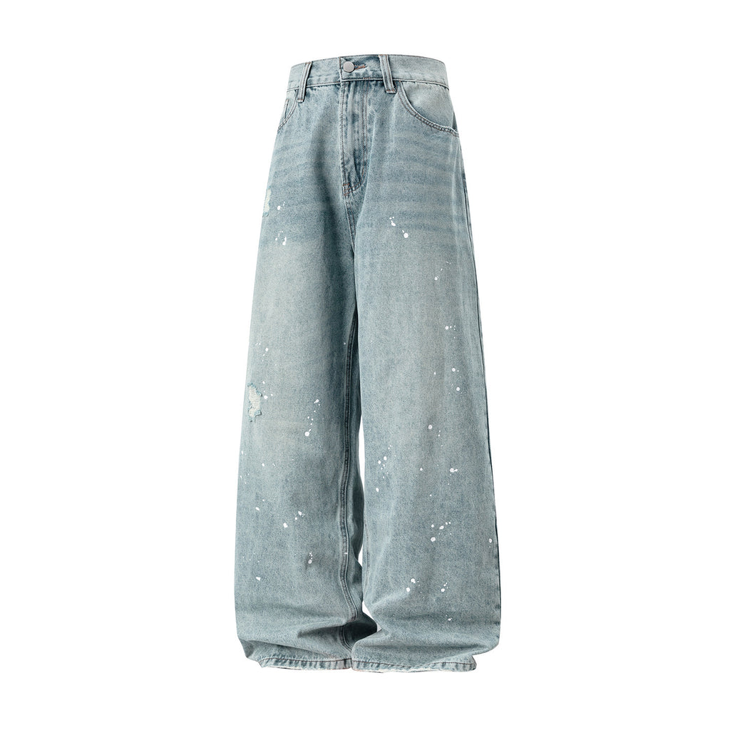 Distressed Denim Jeans