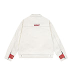 Motorcycle-Style PU Leather Jacket