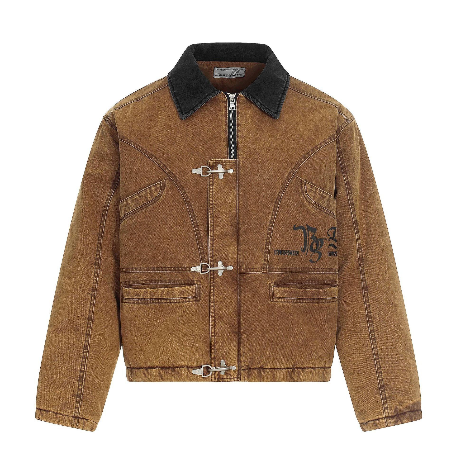 Denim Jacket With Back Print