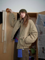 Lamb Wool Collar Cotton Jacket