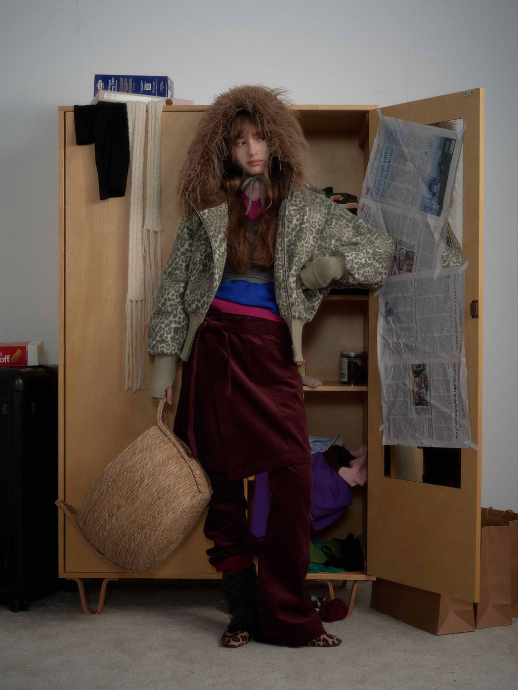 Leopard Print Cotton Jacket