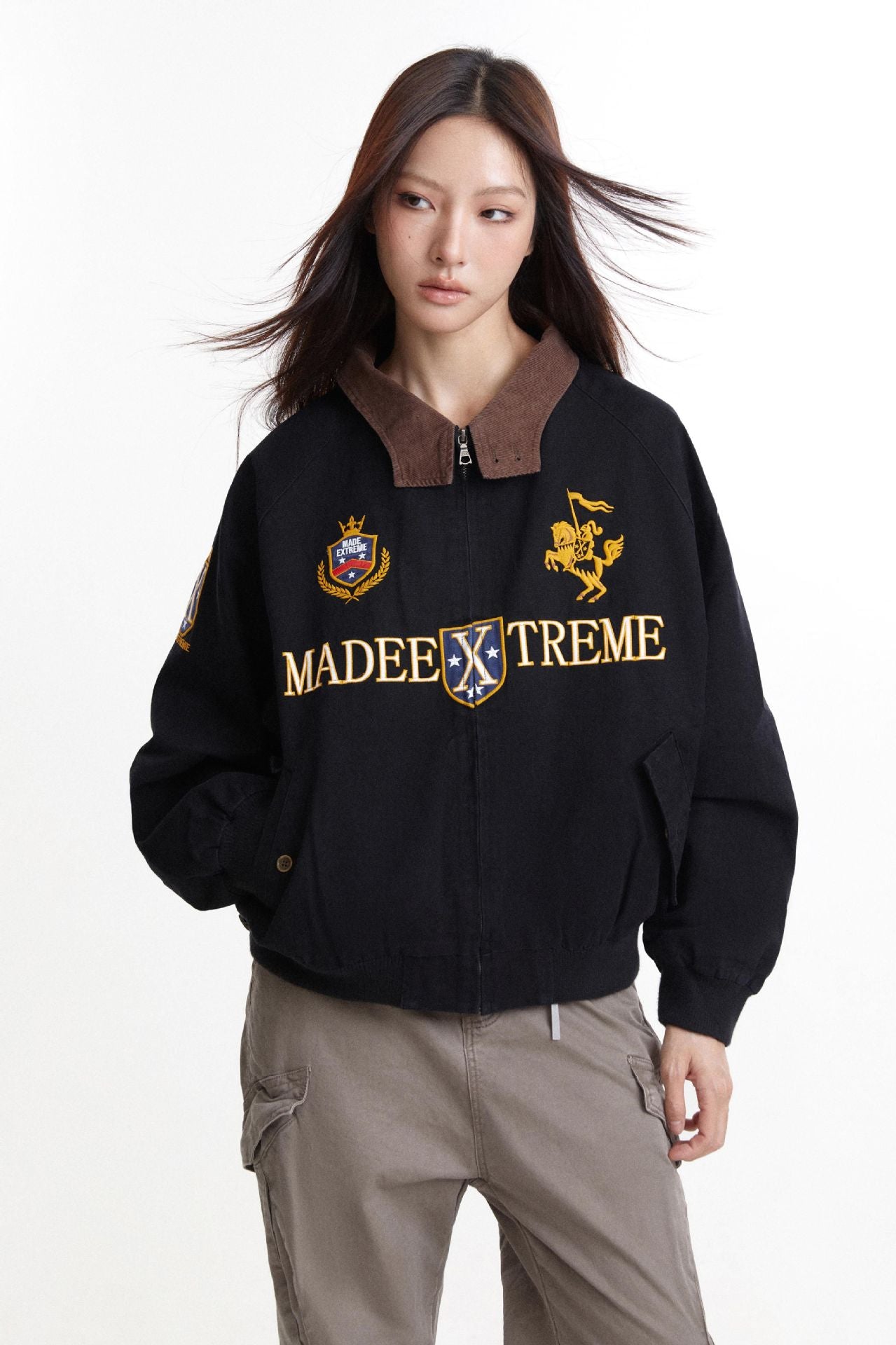 Vintage Detroit Embroidered Jacket