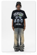 Loose t-shirt with portrait