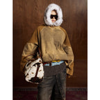 Shearling Cotton Coat