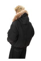 Mountain Carving Warm Puffer Jacket