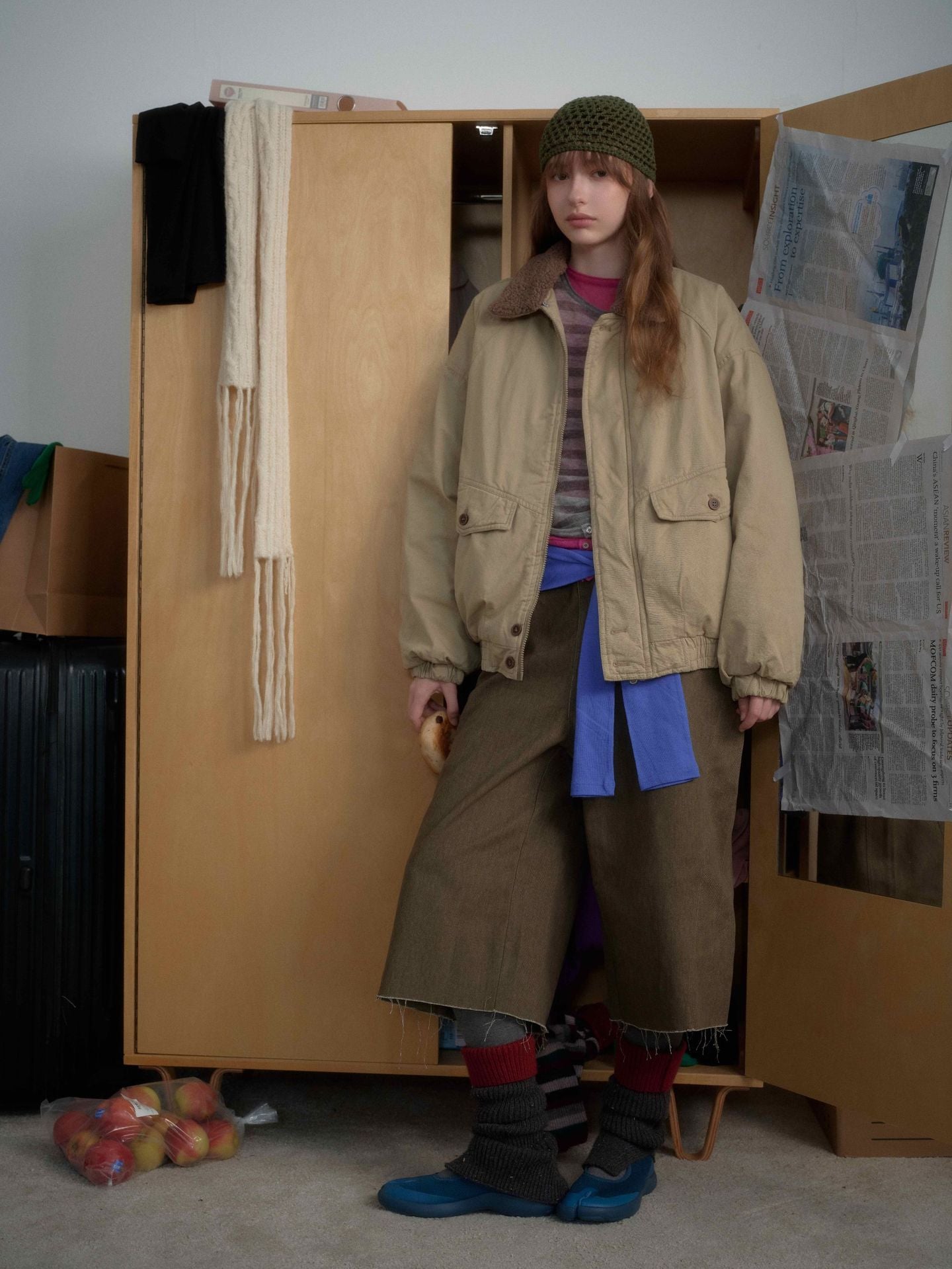 Lamb Wool Collar Cotton Jacket