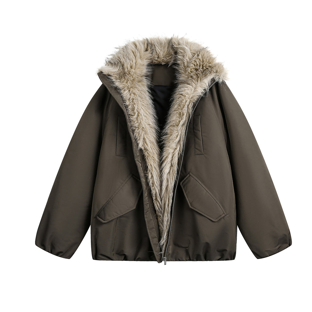 Fur Collar Fleece Jacket