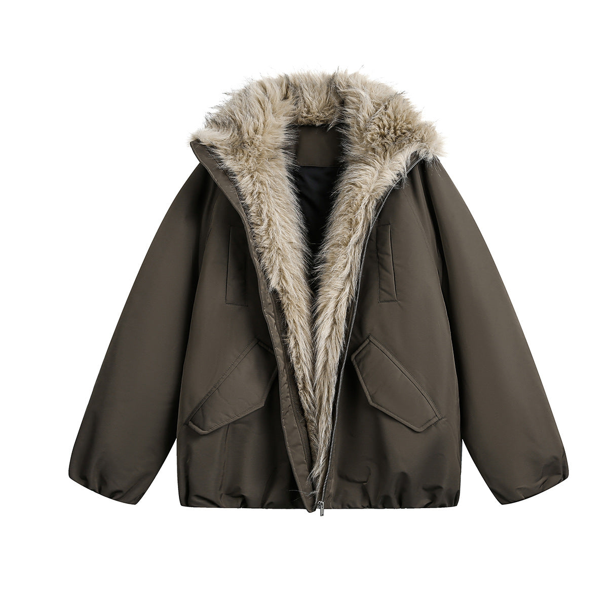 Fur Collar Fleece Jacket