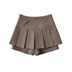 High Waisted Pleated Skirt