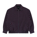 Luxury Wine Red Plaid Jacket