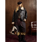 Leather And Cotton Jacket