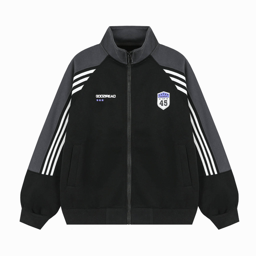 Striped cardiga Sweatshirt Jacket