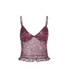 Sexy slim fit V-neck camisole top