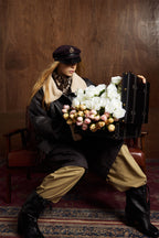 Leather And Cotton Jacket