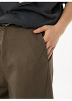 Side split spliced pants