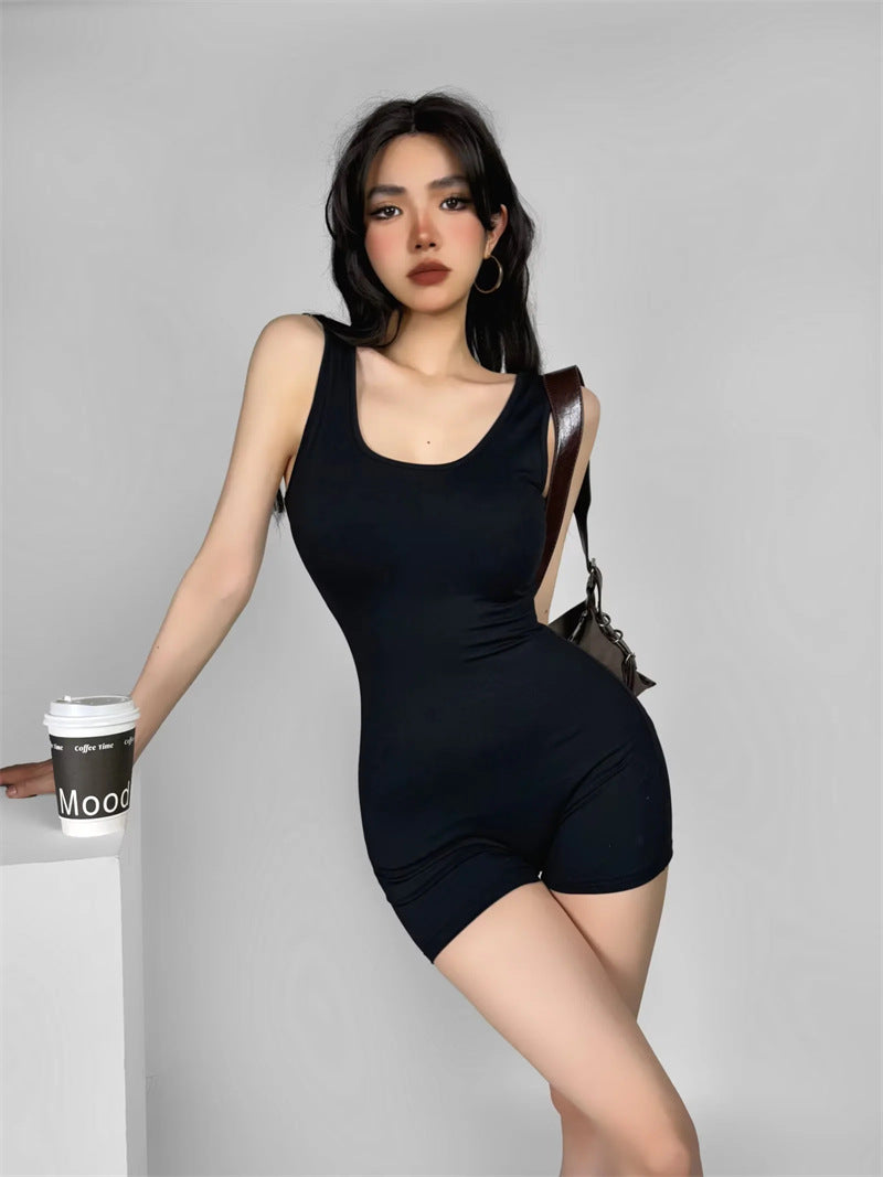 U-Neck Sleeveless Dress