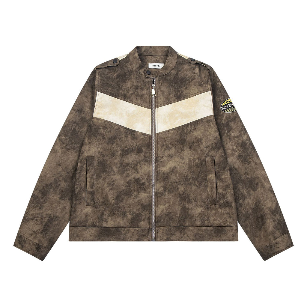 Clash collar jacket